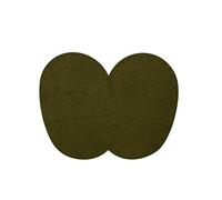 Marbet Toppe Scamosciate Termoadesive Verde Militare Microfibra