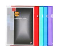 Marbig A4, cartella con lettere in colori misti, finitura di qualità ultra spess