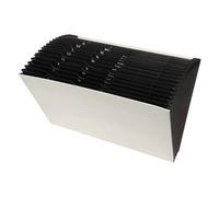 Marbig Cartella espandibile senza lembo Foolscap Heavy Duty Manilla Board 21 Tas