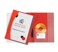 Marbig Standard Simply Premier Cartella piatta A4 Trasparente Frontale Semirigid