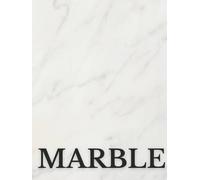 MARBLE: A Decorative Coffee Table Book with White Carrara Marble Texture | Hardcover Display Piece for Hollywood Glam, Art Deco & Luxury Home Decor - 400 Lined Interior Pages