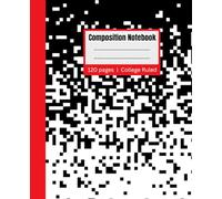 Marble College Ruled Composition Notebook: Organization Made Simple | 120 Pages | 7.5 x 9.25 | School Supplies