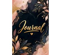 Marble Journal for Women: Elegant Black & Gold Notebook for Writing, Notes and Daily Use | 6x9 | 60 Pages
