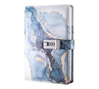 Marble Lock Diary Journaling Notebook - Kids Secret Locked Book Jig