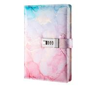 Marble Lock Diary Journaling Notebook - Kids Secret Locked Book Jig