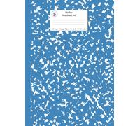 Marble Notebook A4: Blue Marble College Ruled Journal: 2