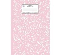 Marble Notebook A4: Pastel Pink College Ruled Journal: 1