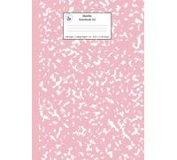 Marble Notebook A4: Pink Marble College Ruled Journal: 11