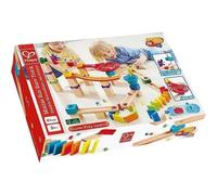 MARBLE RUN racetrack SET AVANZATO piste per biglie QUADRILLA in legno HAPE E1101