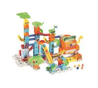 VTech - Marble Rush, Circuito a Sfere Elettronico Super Action Set Electronic L200E, Gioco di Costruzione, 102 Pezzi, 10 Palle, Regalo Bambino dai 4 Anni - Contenuto in Italiano