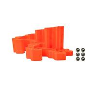 Marble Track, Interactive Puzzle Building Toy Set, Skill Building, Educational Desktop Game for Kids Ages 3+, STEM Construction Play for Home and School Use, 9,92 x 4,49 pollici