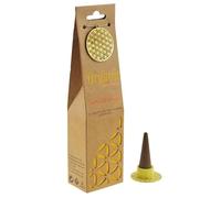 Marblechic - 3 CONFEZIONI di INCENSO IN CONI ORGANIC GOODNESS SANDALWOOD CON BRUCIATORE DA 12 CONI