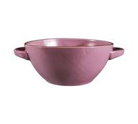 Marblechic - ciotola zuppa con manici linea Mediterranea Novità Home colore rosa glicine cm 20 X 15 X 7