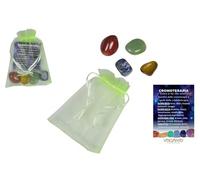 Marblechic Sacchetto del Benessere “CROMOTERAPIA” - con 4 Pietre Naturali