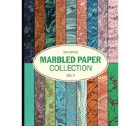 Marbled Paper for Bookbinding: 18 Patterns of Vintage Double Sided Marble Paper Sheets for Crafting or End Papers | 18 Designs - 1 Sheet (2 Pages) per Design