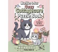Marbles & Jax Cozy Cottagecore Crossword & Word search Puzzle Book: Crossword & Word Search Puzzles with Easy to Read Print about Cozy Cottage ... | Great for vacations, Holidays, & Relaxation