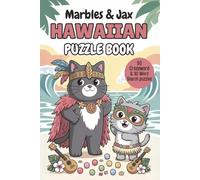 Marbles & Jax Hawaiian Puzzle Book 30 Crosswords 30 Word Search Puzzles: Tropical Island Crossword Puzzles with Cute Cats