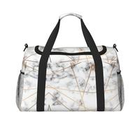 Marbling Texture Travel Duffel Bag Weekend Bag Weekender Pernottamento Carry On Hand Bag Allenamento Sport Ospedale