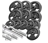 Marbo Sport Set di bilancieri rinforzati e Pesi Tripla 83 kg