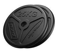 Marbo Sport - Set Pesi - Pesi Bilanciere - Set Olimpionico in Ghisa per Allenamento Sicuro e Preciso, Massima Capacità Sulla Barra - 50kg - 2x25kg