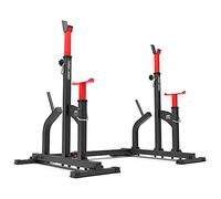 Marbo Sport Stativi combinati con assicurazione Multifunzione Supporto Bilanciere Altezza Regolabile Porta pesi Squat Rack MS-S104 due varianti tra cui scegliere