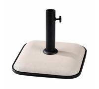 Marbueno Base Ombrellone Quadrato Cemento 35X35X5,2 cm 11KG Bianco Giardino 1