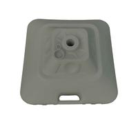 Marbueno Base Ombrellone Quadrato Plastica 45x45x27 cm 30L Bianco Giardino 10