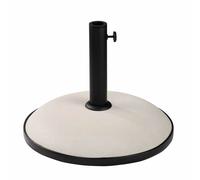 Marbueno Base Ombrellone Rotonda Cemento 45x36 cm 20KG Bianco Giardino, Pisci