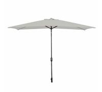 Marbueno Ombrellone Acciaio 8 Stecche 200x300 cm Poliestere Bianco Giardino 1
