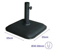 Marbueno Summer Base Per Ombrellone Da Spiaggia 10455 35x35x5.2 Cm 11kg