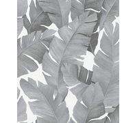 Marburg Avalon 31624 - Carta da parati per camera da letto, soggiorno o cucina, 10,05 x 0,53 m, colore: Nero/Argento