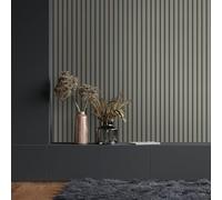 marburg Carta da parati effetto legno, beige, grigio, con pannelli a batteria, effetto 3D, per soggiorno, camera da letto, 10,05 x 0,53 m, made in Germany