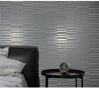 marburg Carta da parati grigio argento lucido strisce moderne per soggiorno, camera da letto, cucina, 10,05 x 0,53