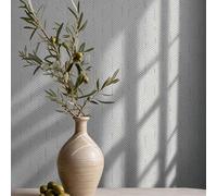 marburg Carta da parati grigio beige effetto 3D a spina di pesce graficamente moderna per soggiorno, camera da letto, cucina, 10,05 x 0,53