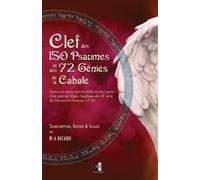 Marc-André Ricard Clef des 150 Psaumes et des 72 Génies de la Cabale (Tascabile)