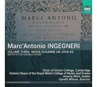 Marc' Antonio I Marc' Antonio Ingegneri: Missa Susanne Un Jour A5: Motets f (CD)