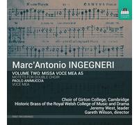 Marc' Antonio I Marc' Antonio Ingegneri: Missa Voce Mea A5: Motets for Doub (CD)