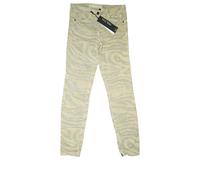 Marc Aurel Lucy Jeans Pantaloni Elasticizzato Sottile Skinny 34 S W27 L32 Beige