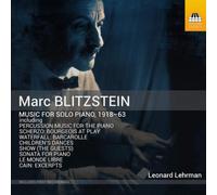 Marc Blitzstein Marc Blitzstein: Music for Solo Piano, 1918-63 (CD) Album