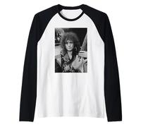 Marc Bolan T Rex sul palco per Rock On con 45 Programma televisivo 1975 Maglia con Maniche Raglan