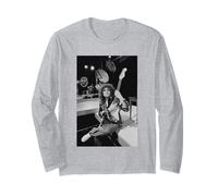 Marc Bolan T Rex sul Set di Rock On con 45 Programma TV 1975 Maglia a Manica