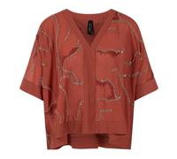Marc Cain - AC 51.41 W54 Blouse - - Blouses & Shirts - Donna - Marrone - XL