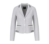 Marc Cain - Blazer a righe in jersey - - Jackets - Donna - Grigio - L