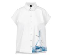 Marc Cain, ,Blouses & Shirts ,Donna ,Bianco ,S Blusa con stampa marittima