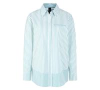 Marc Cain, ,Blouses & Shirts ,Donna ,Verde ,S Hemdbluse a Righe in Cotone