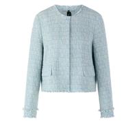 Marc Cain - Bouclé-Jacke mit Fransen - - Jackets - Donna - Blu - S