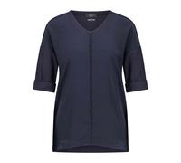 Marc Cain - Camicia casual in misto cotone - - Blouses & Shirts - Donna - Blu - 3XL