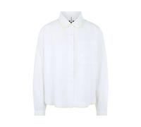 Marc Cain - Camicia in Ramia con Collo Polo - - Blouses & Shirts - Donna - Bianco - S