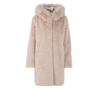 Marc Cain - Cappotto in Fake Fur con Cappuccio - - Coats - Donna - Beige - 2XL