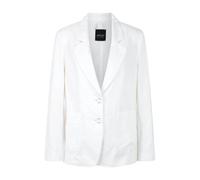 Marc Cain - Cotton-linen Mix Blazer - - Jackets - Donna - Bianco - 3XL
